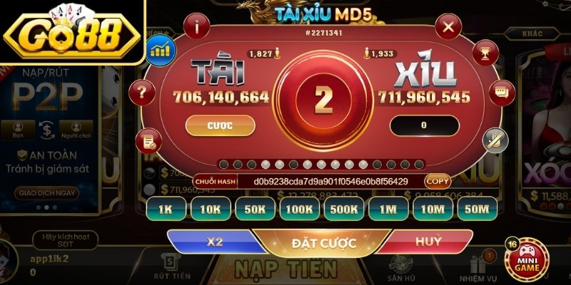 Tài Xỉu MD5 GO88 – Trò Chơi Hấp Dẫn Và Cơ Hội Thắng Lớn 3 Cập nhật tin tức và xu hướng Tài Xỉu liên tục, nhanh chóng